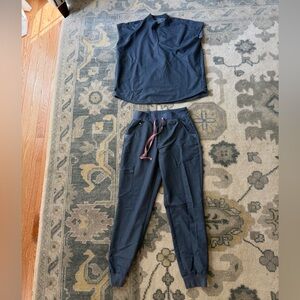 Figs set - denim - size S